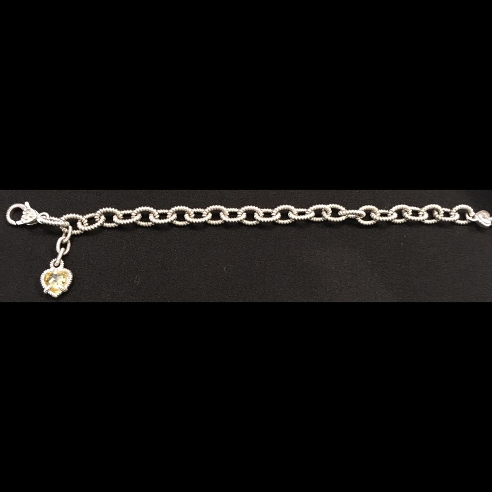 Judith Ripka charm bracelet
